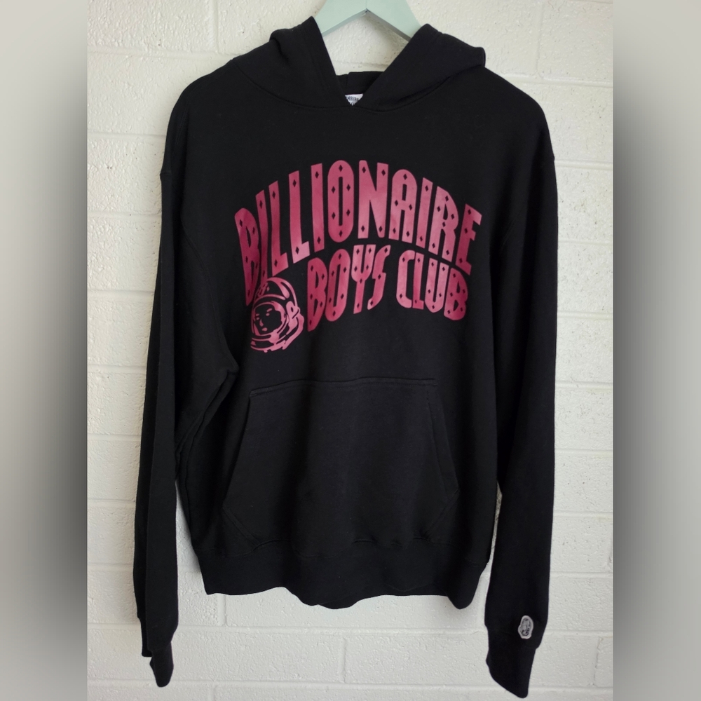 Billionaire Boys Club Curve Cotton Graphic Hoodie Size L.